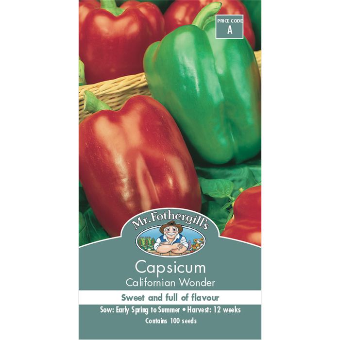 Mr Fothergill's Capsicum Californian Wonder Seeds
