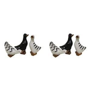 2x 3pc LVD Resin Ducks Sculpture Home/Office Decor 14cm