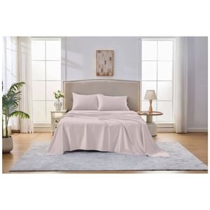 Grosvenor House 500TC Egyptian Cotton Sheet Set W/ Pillowcase Double Pink