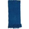 LVD Soft Fringed Edged Diamond Throw Blanket 118x190cm Newport Blue