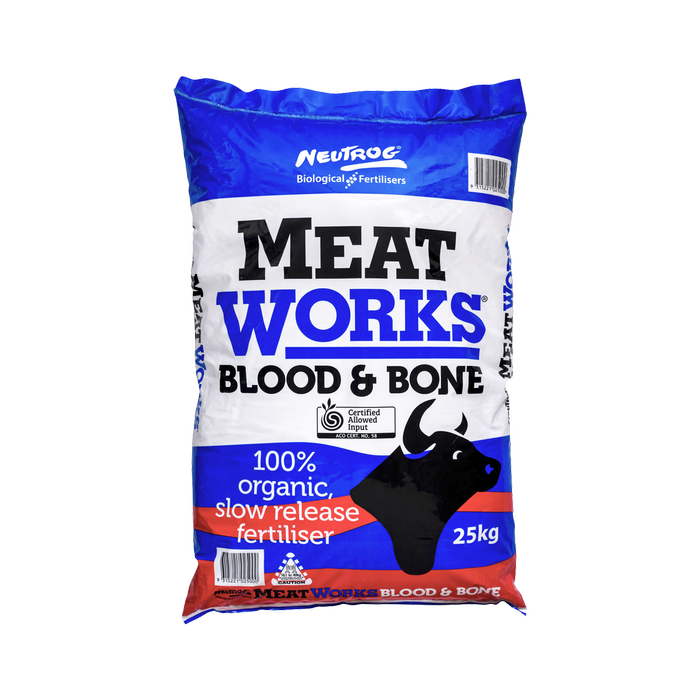 Neutrog 25kg MEATWORKS Blood & Bone Fertiliser