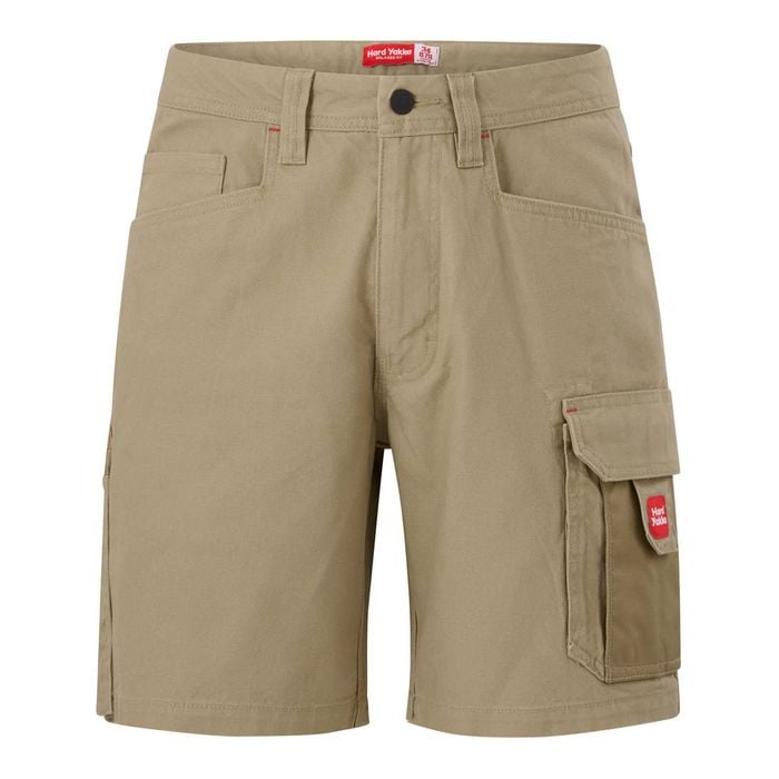 Hard Yakka Khaki Legends Cargo Shorts - Size 97R