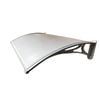 Altamonte 1200 x 700mm Havana Aluminium Composite Canopy With Plastic Brackets