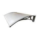 Altamonte 1200 x 700mm Havana Aluminium Composite Canopy With Plastic Brackets