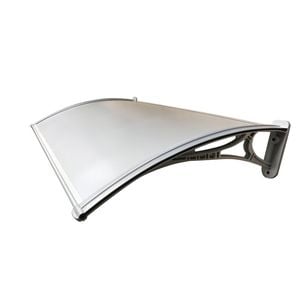 Altamonte 1200 x 700mm Havana Aluminium Composite Canopy With Plastic Brackets
