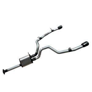 Ignite Exhausts Cat Back For Ram Dt 1500 5.7l V8 3 Inch With Black Chrome Tips 409 Stainless Steel