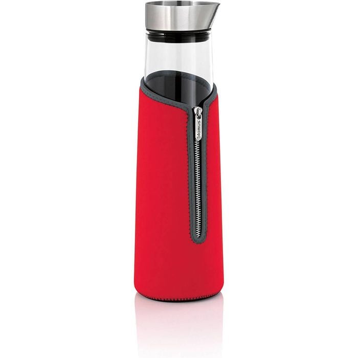 Blomus Acqua Neoprene Cooling Collar Portable Bottle Chiller 1000ml Red