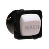 HPM Switch Mechanism Engraved 'Wash' 10A White