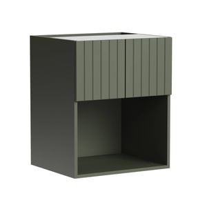 Kaboodle 600mm Saltbush V-Groove Wall Microwave Cabinet