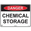 Pinnacle 400 x 300mm Poly Danger Chemical Storage Sign