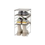 Joseph Joseph Level Adjustable Single Shoe Rack Steel 51cm - Ecru