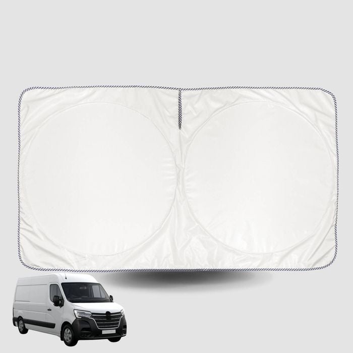 Windscreen Sun Shade for Renault® Master Van 2010-Current Universal Fit Window Visor UV Block XL