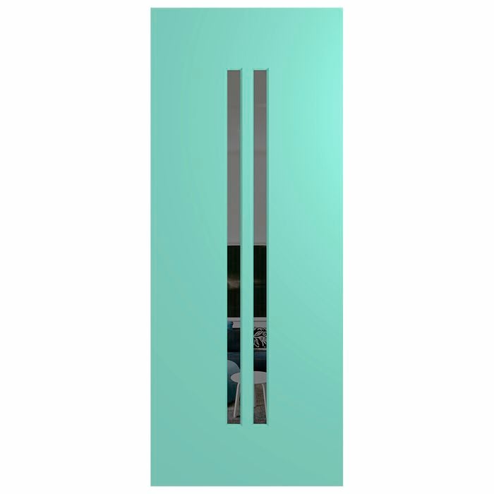 Hume 2040 x 820 x 40mm Verve External Door VER2 - Grey Tint