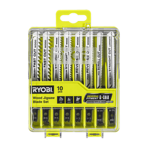 Ryobi 10 Piece Wood Jigsaw Blade Set