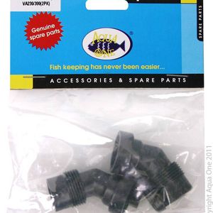 Aqua One Aquis 500/700 & 550/750 Tap Connector Elbow Set (2pk) (10768n)