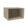 Kaboodle 900-1000mm Maplenut Customisable Deep Open Slimline Shelf