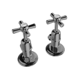 Ezyfix Chrome Classic Wash Mach Taps 2821.02 LF