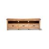 Gloriosa ETU Entertainment TV Unit 170cm 3 Drawer Solid Mango Wood - Honey Wash