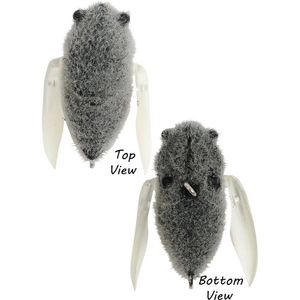 Atomic Hardz Cicada 35mm Surface Topwater Fishing Lure Full Fur