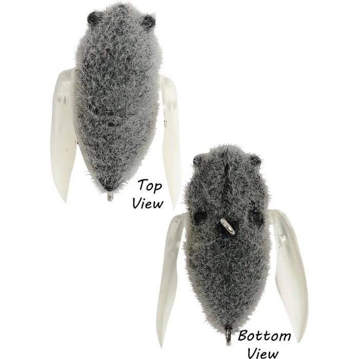 Atomic Hardz Cicada 35mm Surface Topwater Fishing Lure Full Fur