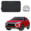 Front Windscreen Sun Shade for Mitsubishi Eclipse Cross 2017 - Current YA - Standard 150 x 85 cm - Black