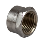 Brasshards 25mm Chrome Flat Threaded Cap