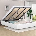 ALFORDSON Bed Frame Storage Gas Lift King