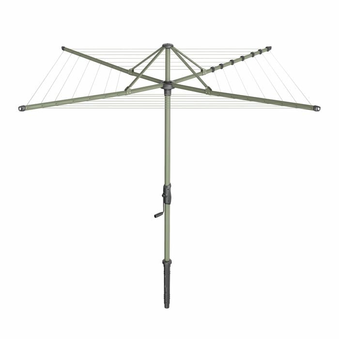 Hills 45m Pale Eucalypt Medium Rotary Clothesline
