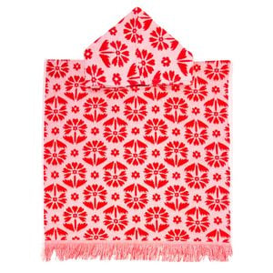 Bambury Flora Kids Poncho - Poppy