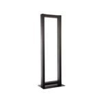 Sandleford 45 x 150cm Black Multi Frame Letterbox Post