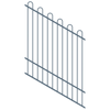 ProtectorAl 0350-1200W x 1500H Deep Ocean Loop Top Pool Fence Panel Raked 16-30º