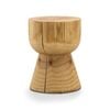 Kork Hourglass Natural Stump Stool
