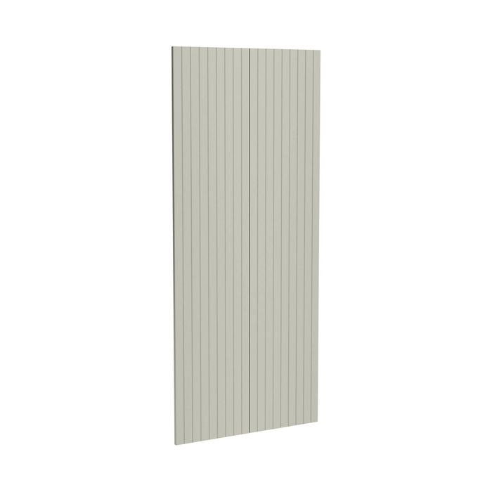 Kaboodle 900mm Pistachio V-Groove Pantry Doors - 2 Pack