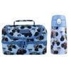 Sachi Insulated Double Decker Lunch Bag & Kids Drink Bottle 400ml - Monster Trucks Bundle
