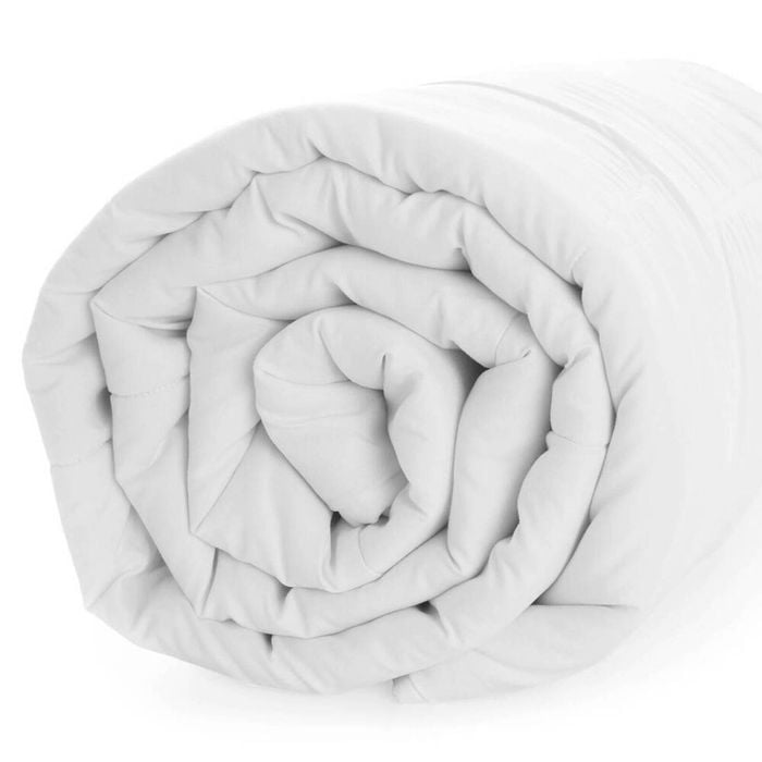 Renee Taylor King Single Premium Light Weight All Cotton Quilt White