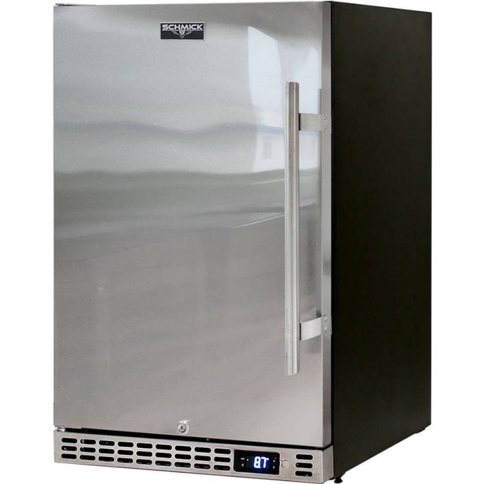 Schmick Stainless Solid Door Bar Fridge (Left Hinged) - SK116L-SD