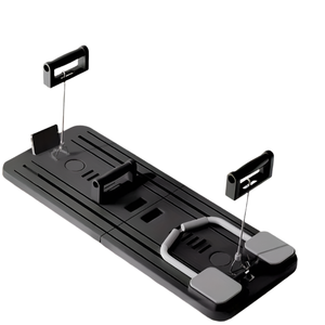 NNETM 8-in-1 Ab Workout Board Multifunctional Pilates & Core Strength Trainer(Black)