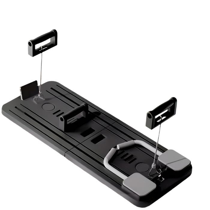 NNETM 8-in-1 Ab Workout Board Multifunctional Pilates & Core Strength Trainer(Black)
