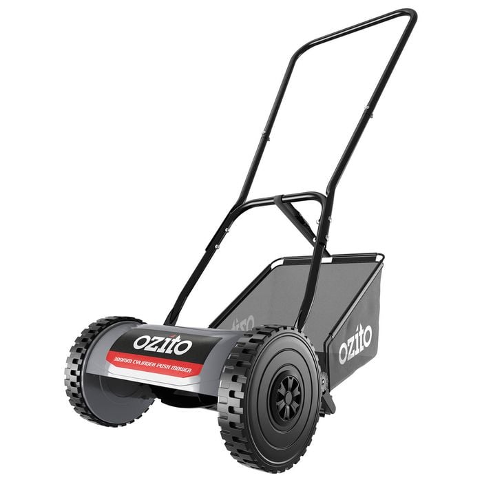 Self Propelled Push Start Lawn Mower Bunnings Cylinder Mowers