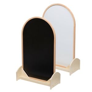 Practa Arched Double Sided Chalkboard Whiteboard