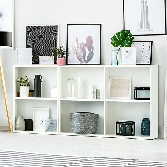 3pcs Cube Bookcase Display Storage Cabinet Book Shelf