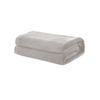 Soft Coral Fleece Throw Rug/Blanket 160 x 220 Stone