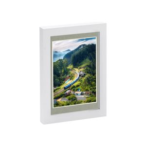 Nicola Spring Photo Frame with 4" x 6" Mount - 5" x 7" - White