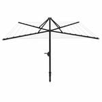 Daytek Anthracite Black MK2 M48 Rotary Clothesline - Anthracite Black