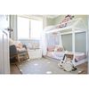 Hide & Seek Kids Cubby House Timber Kids Bed - White, Double