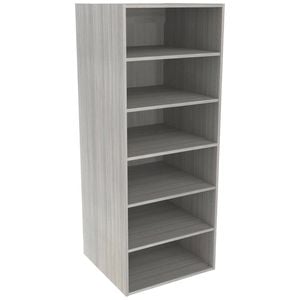 Lugna 1536 x 600 x 580mm Mist Ready to Assemble Robe Insert 5 Shelf Unit
