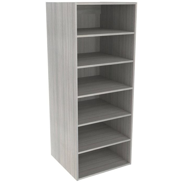 Lugna 1536 x 600 x 580mm Mist Ready to Assemble Robe Insert 5 Shelf Unit