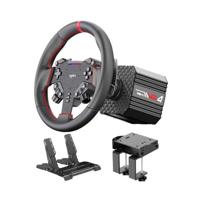 Pxn Vd4 Direct Drive Racing Wheel Bundle 4nm 280mm Wheel Z8 Pedals Pc