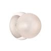 Lexi Lighting Odessa Diamond Cut Glass Led Wall Light With Chrome Base - Warm White/large