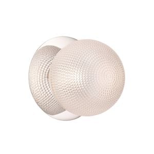 Lexi Lighting Odessa Diamond Cut Glass Led Wall Light With Chrome Base - Warm White/large
